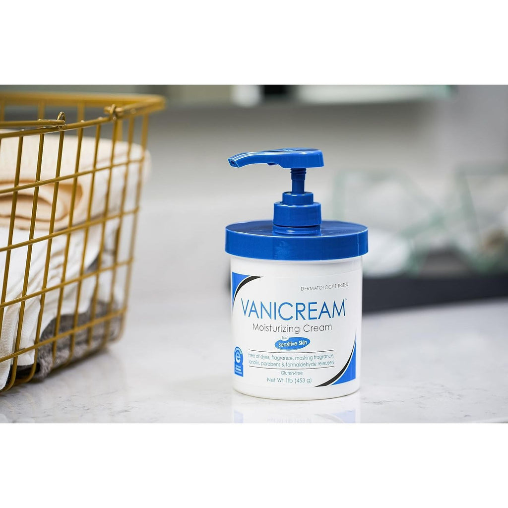 Buy now Vanicream Moisturizing Skin Cream with Pump Dispenser - 16 fl oz (1 lb) - Moisturizer Formulated Without Common Irritants for Those with Sensitive Skin at indiglob india
