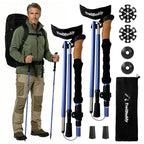Buy now TrailBuddy Trekking Poles â€“ Lightweight 7075 Aluminum Hiking Poles for Women, Men & Seniors â€“ Collapsible or Foldable Walking Sticks for Travel, Trails & Balance at indiglob india