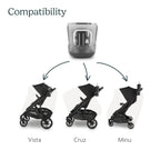 UPPAbaby Cup Holder for Vista, Cruz, Minu Strollers - Quick Attachment