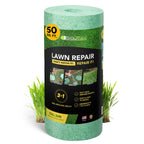 Growtrax Biodegradable Grass Seed Mat - 50 Sq Ft Bermuda Rye