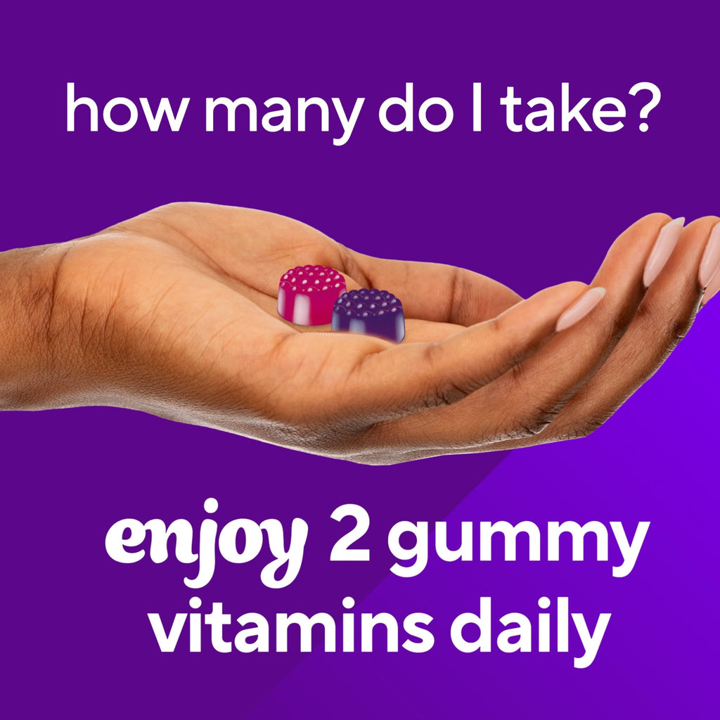 Vitafusion Women's Multivitamin Gummy | 90 Sugar-Free Gummies | Berry Flavor Multi Vitamins | Gluten and Dairy-Free Supplement