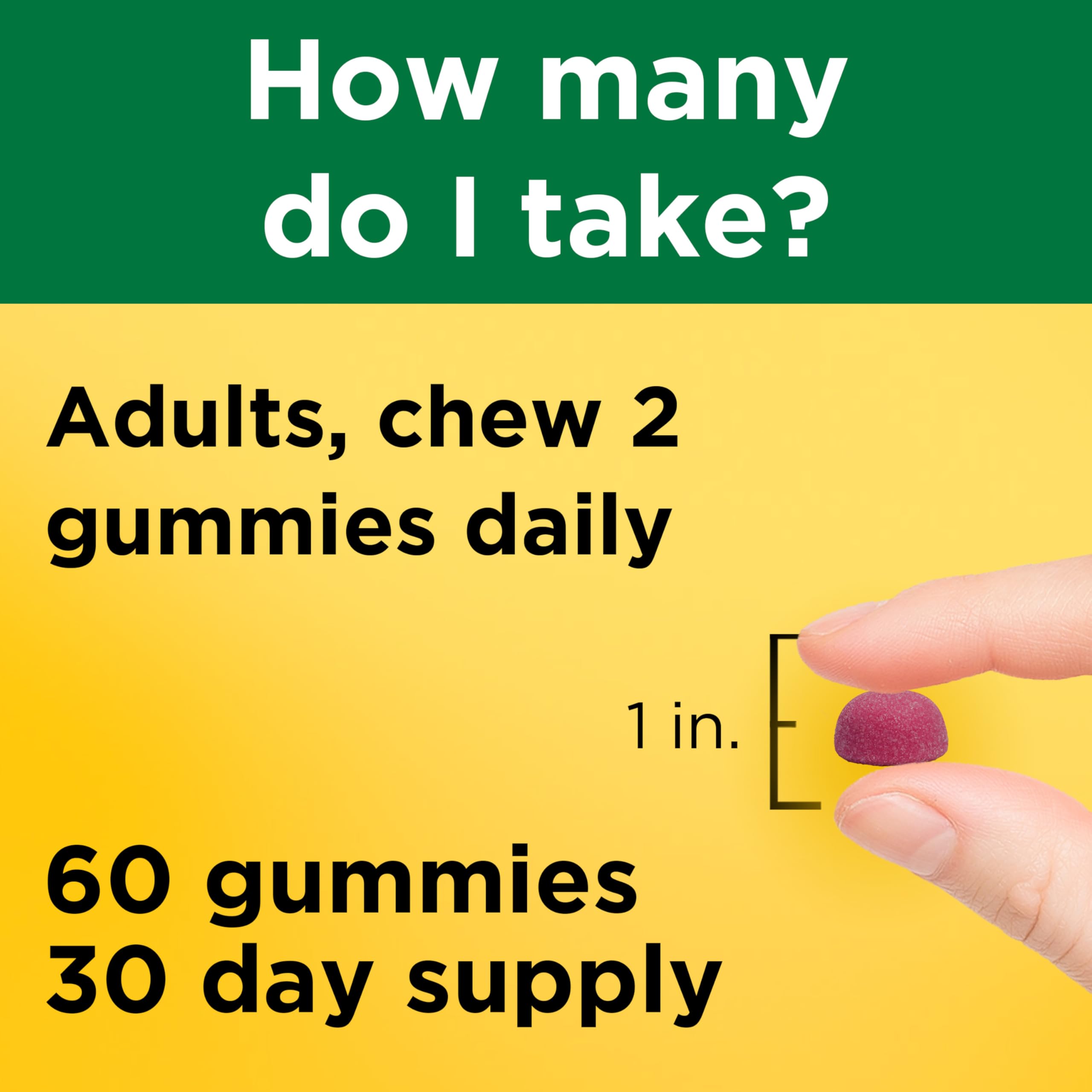 Nature Made High Absorption Magnesium Citrate 200mg per Serving, 60 Gummies | Magnesium Supplement for Muscle, Nerve, Bone and Heart Health Support, Mixed Berry Flavored Magnesium Gummies, 30 Day Supply