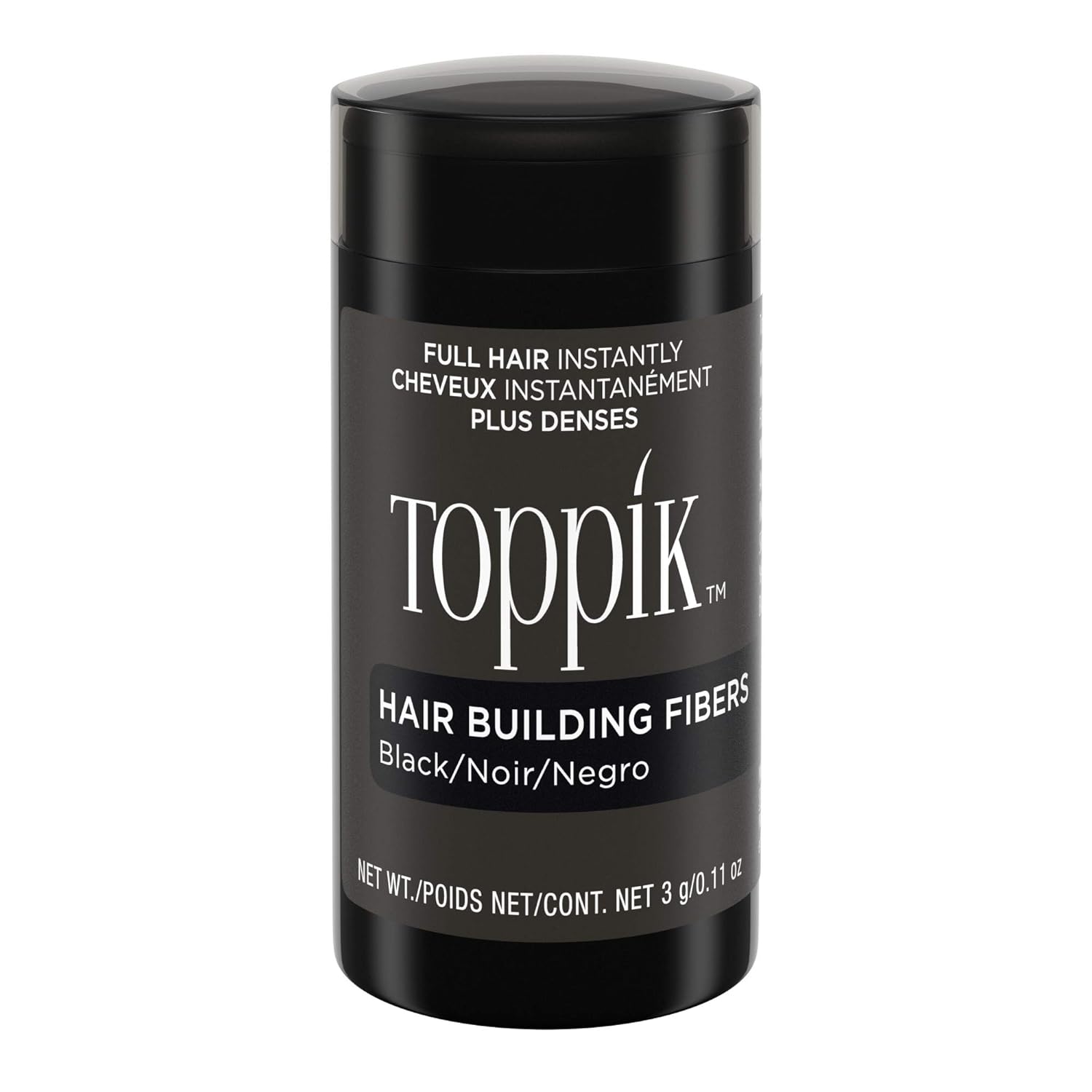 Buy now Toppik Hair Building Fibers, Fill In Fine or Thinning Hair Instantly Thicker, Fuller Looking Hair 9 Shades,4 size options Black Travel Size 3g at indiglob india