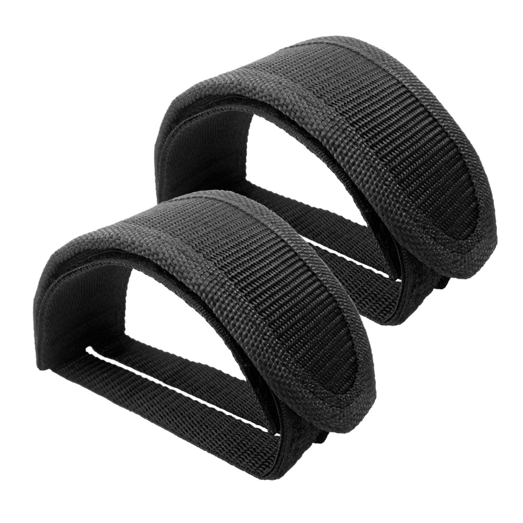 Medsuo 1 Pair Bike Pedal Straps Toe Clips Strap Tape Adjustable Anti-Slip