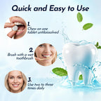 Dr.Brian 5% Nano Hydroxyapatite Toothpaste Tablets, Fluoride Free, 62 Count
