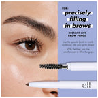 Buy now e.l.f. Instant Lift Brow Pencil, Dual-Sided, Precise, Fine Tip, Shapes, Defines, Fills Brows, Contours, Combs, Tames, Neutral Brown, 0.006 Oz at indiglob india