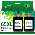 TEINO Remanufactured 65XL 65 Black Ink Cartridge Replaced for HP Ink 65 2P