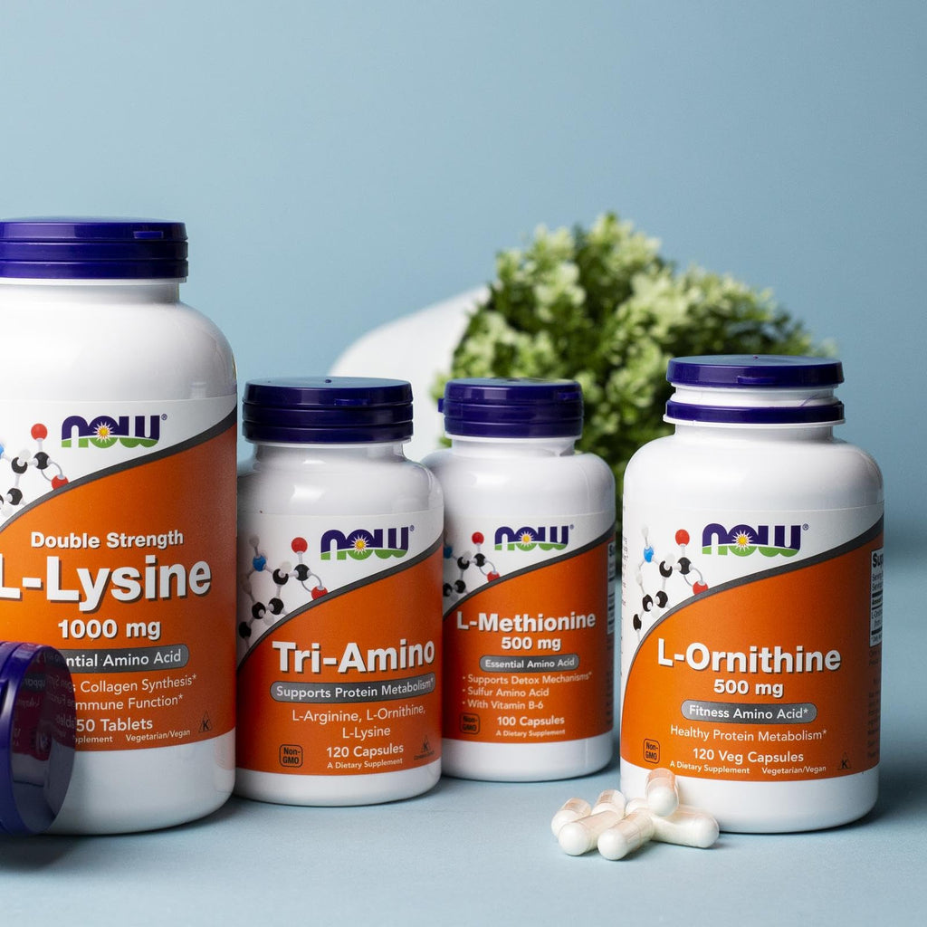 Buy now NOW Foods Supplements, L-Ornithine (L-Ornithine Hydrochloride) 500 mg, Amino Acid, 120 Veg Capsules at indiglob india