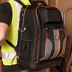 Buy now Klein Tools 62805BPTECH 28-Pocket Laptop Backpack Tool Bag, Tradesman Pro Extra-Large Tech Tool Backpack with Molded Bottom, Charging Port at indiglob india