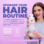 MaryRuth's Hair Growth Max Liposomal 10000mcg Biotin, Thicker Hair, 15.22oz | Lustriva® + Pumpkin Seed Oil, Hair Care, Wrinkles, Fine Lines, Skin Care, Ages 18+