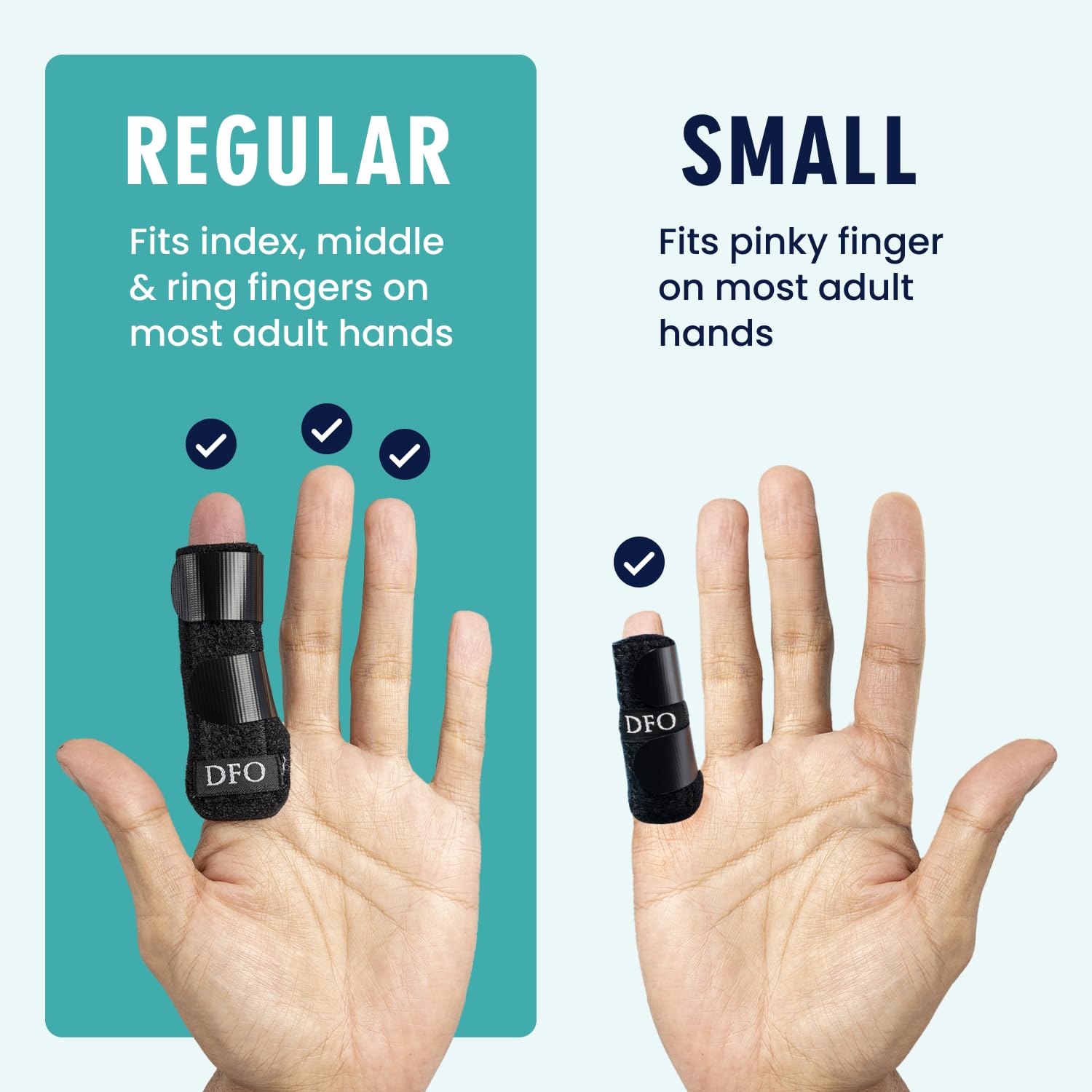 Buy now Dr. Frederick's Original Trigger Finger Splint - 2 ct - Mallet Splint & Brace for Arthritis, Injury, & Sprain - Fits Index, Middle, & Ring Fingers - Adjustable for All-Day Comfort - Doctor-Developed at indiglob india