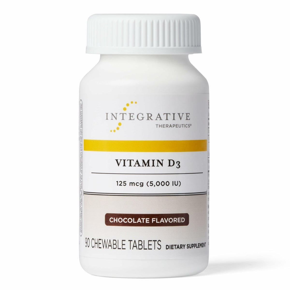 Integrative Therapeutics Vitamin D3 125mcg, Chocolate, 90 Tablets