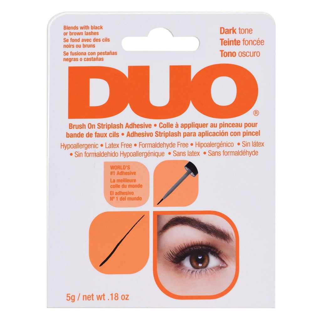Buy now Duo Brush-On Striplash Adhesive Dark Tone 0.18 Ounce (5.3ml) (3 Pack) at indiglob india