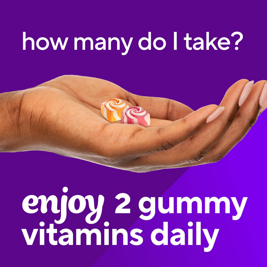 Vitafusion Calcium Gummies | 500 mg | 100 Adult Gummy Vitamins | for Women and Men | with Vitamin D3 | Fruit & Cream Flavors | Gluten and Dairy Free Bone and Teeth Supplement