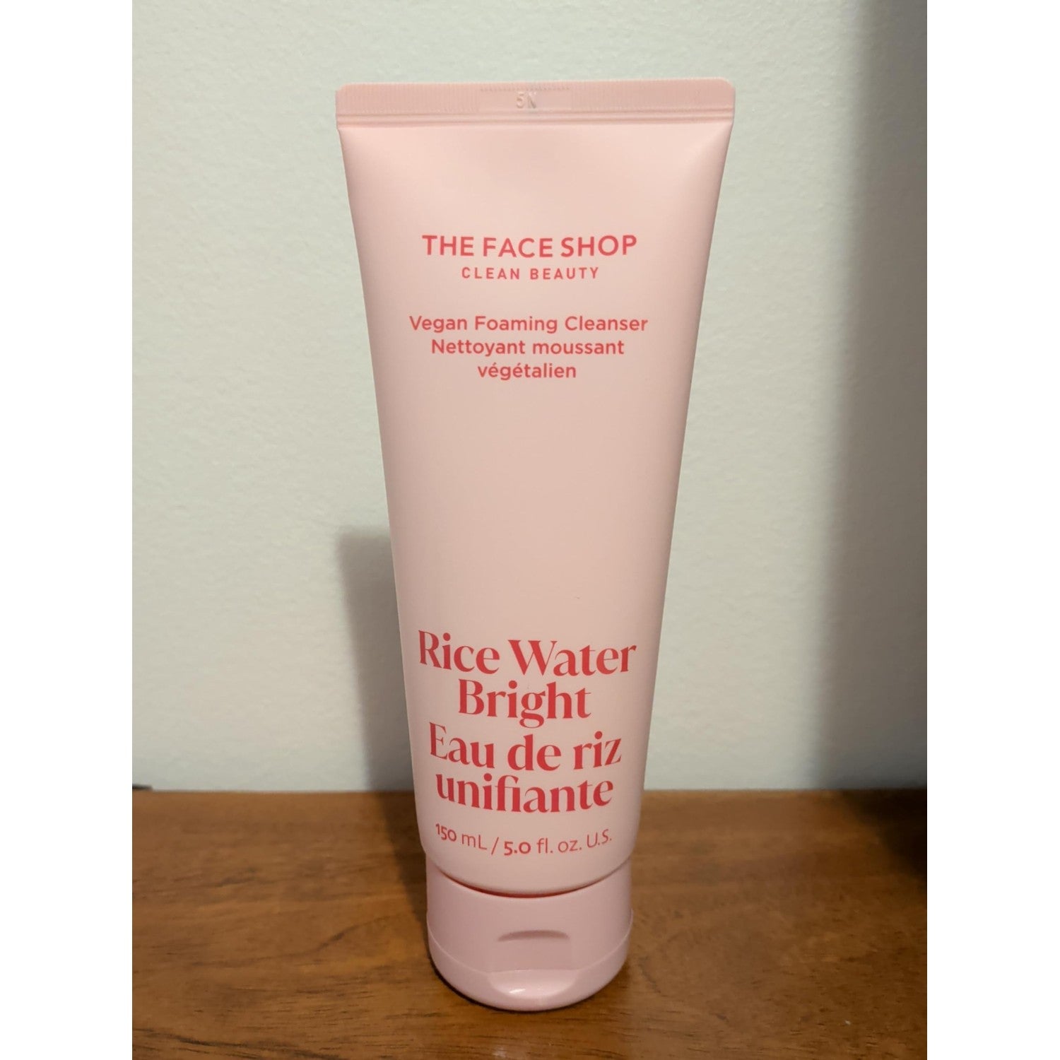 Buy now The Face Shop Rice Water Bright Foaming Facial Cleanser with Ceramide, Gentle Face Wash for Hydrating & Moisturizing, Vegan Face Cleanser, Makeup Remover, Korean Skin Care for All Skin Types, 150ml at indiglob india