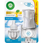 Buy now Air Wick Plug in Scented Oil Starter Kit (Warmer + 1 Refill), Fresh Linen, Air Freshener, Essential Oils Default at indiglob india