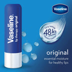 Vaseline Lip Therapy Care Original, Fast-Acting Nourishment, Ideal for Chapped, Dry, Cracked, or Damaged Lips, Lip Balm, 2-Pack of 2, 0.16 Oz Each, 4 Lip Balms