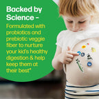 Culturelle Kids Probiotic + Veggie Fiber Gummies, Ages 3+, Berry, 60 Count | From the #1 Pediatrician-Recommended Brand± Promotes Digestive Gut Health & Immune Support* for Children, with Vitamin C