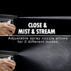 Plastic Spray Bottles for plant - 2Pack/10oz/300ml - Small Spray Bottles | Mist Stream - No Clog No Leak, Easy to Grip with Adjustable Nozzle for Hair, Cooking, Cleaning - BPA Free