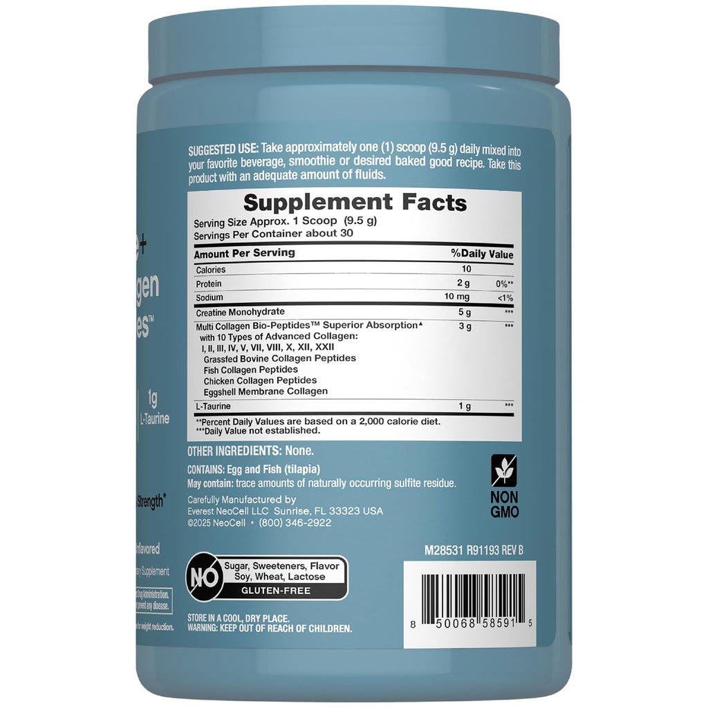 NeoCell Creatine Monohydrate Powder | 30 Servings