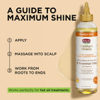 African Pride Moisture Miracle 5 Essential Hair Oils, 8 Oz | Argan, castor, grapeseed, coconut & olive oils with vitamin E for shine, strength and moisture