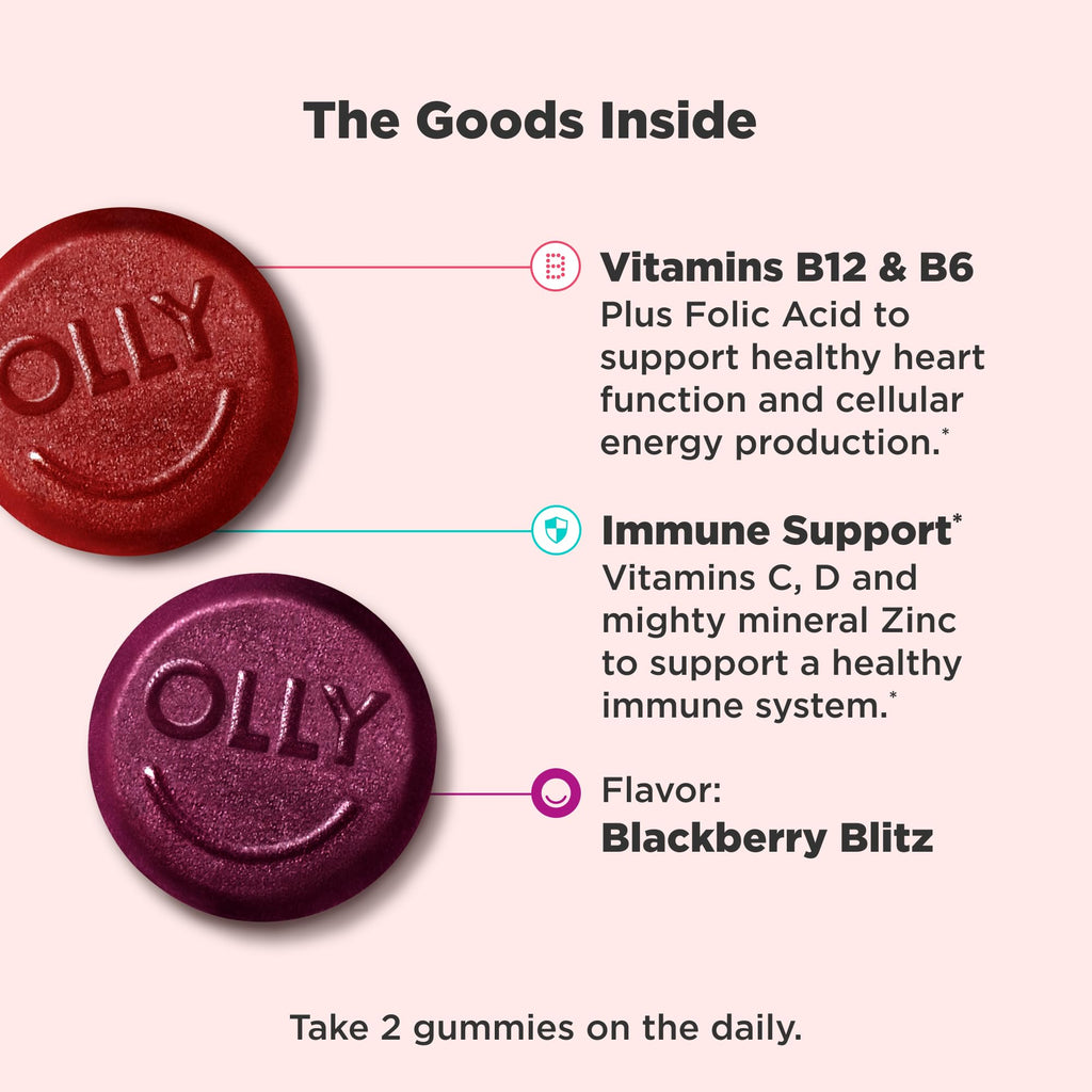 OLLY Men's Multivitamin Gummy, Supports Overall Wellness,* - 130 Count