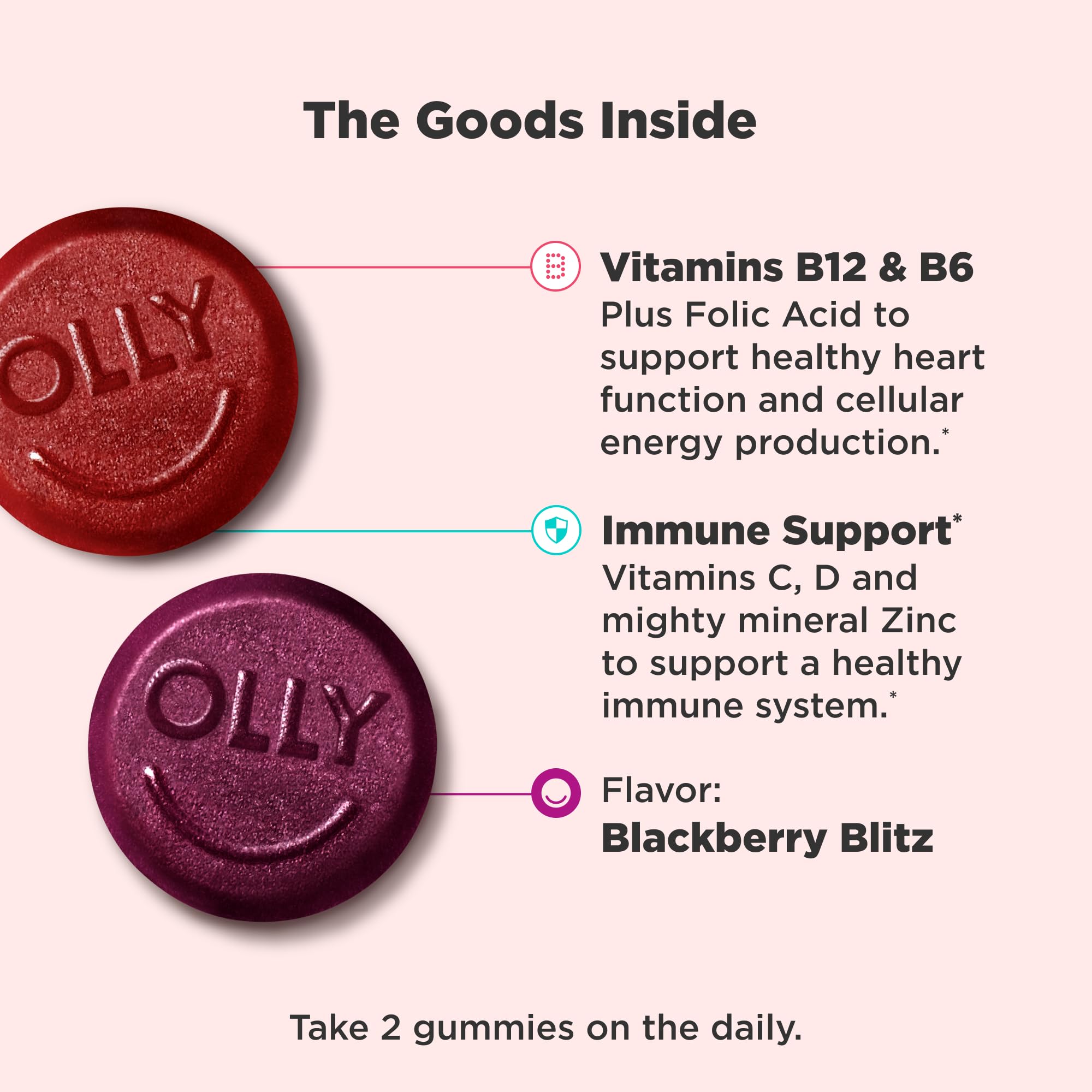 OLLY Men's Multivitamin Gummy, Supports Overall Wellness,* - 130 Count