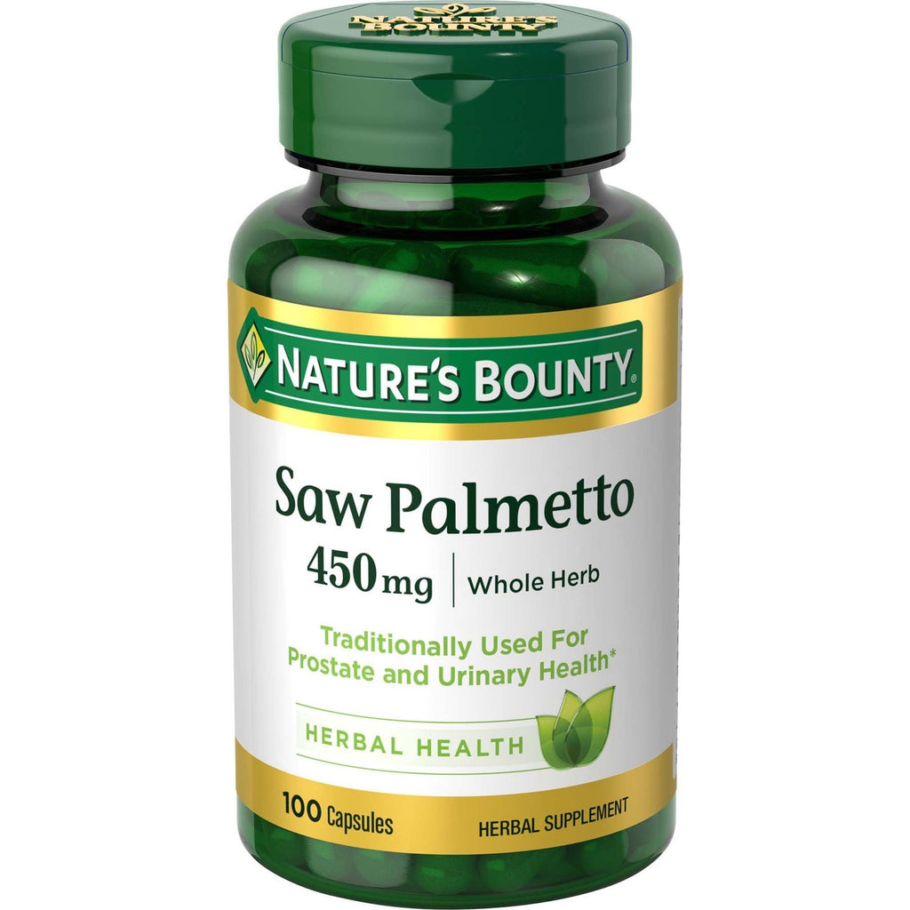 Nature's Bounty Saw Palmetto 450 mg, 100 Capsules