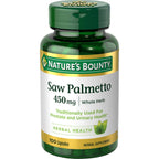 Nature's Bounty Saw Palmetto 450 mg, 100 Capsules