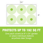 Safer Brand Deer-Off Repellent Stations, 6-Pack, Deer and Rabbit Repellent