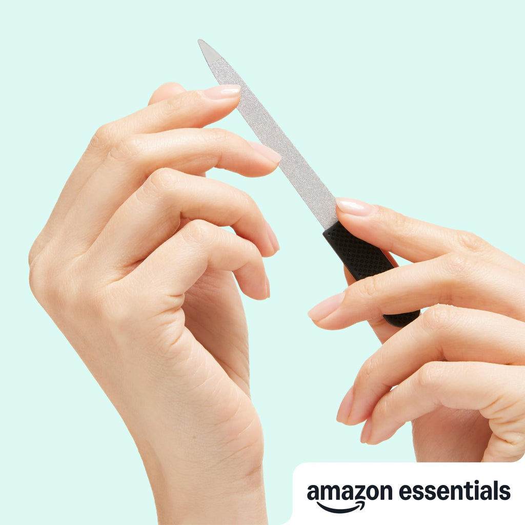 Amazon Essentials Sapphire Nail File, 2-Pack (Previously Amazon Basics)