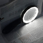 Buy now Magnifying Glass with Light, 10X Handheld Large Magnifying Glass 12 LED Illuminated Lighted Magnifier for Macular Degeneration, Seniors Reading, Soldering, Inspection, Coins, Jewelry, Exploring at indiglob india