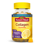 Nature Made Collagen Gummies with Vitamin C and Zinc, 60 Gummies | Hydrolyzed Collagen Peptides for Women and Men, Healthy Skin Support Supplement with Biotin, Lemon Flavor, 60 Day Supply