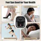 Foot Spa Bath Massager with Heat, Bubble, Temperature Control, Remote Control, Touchscreen, Pumice Stone, Pedicure Foot Spa Gift for Man Women Mother Father (Plus Size)