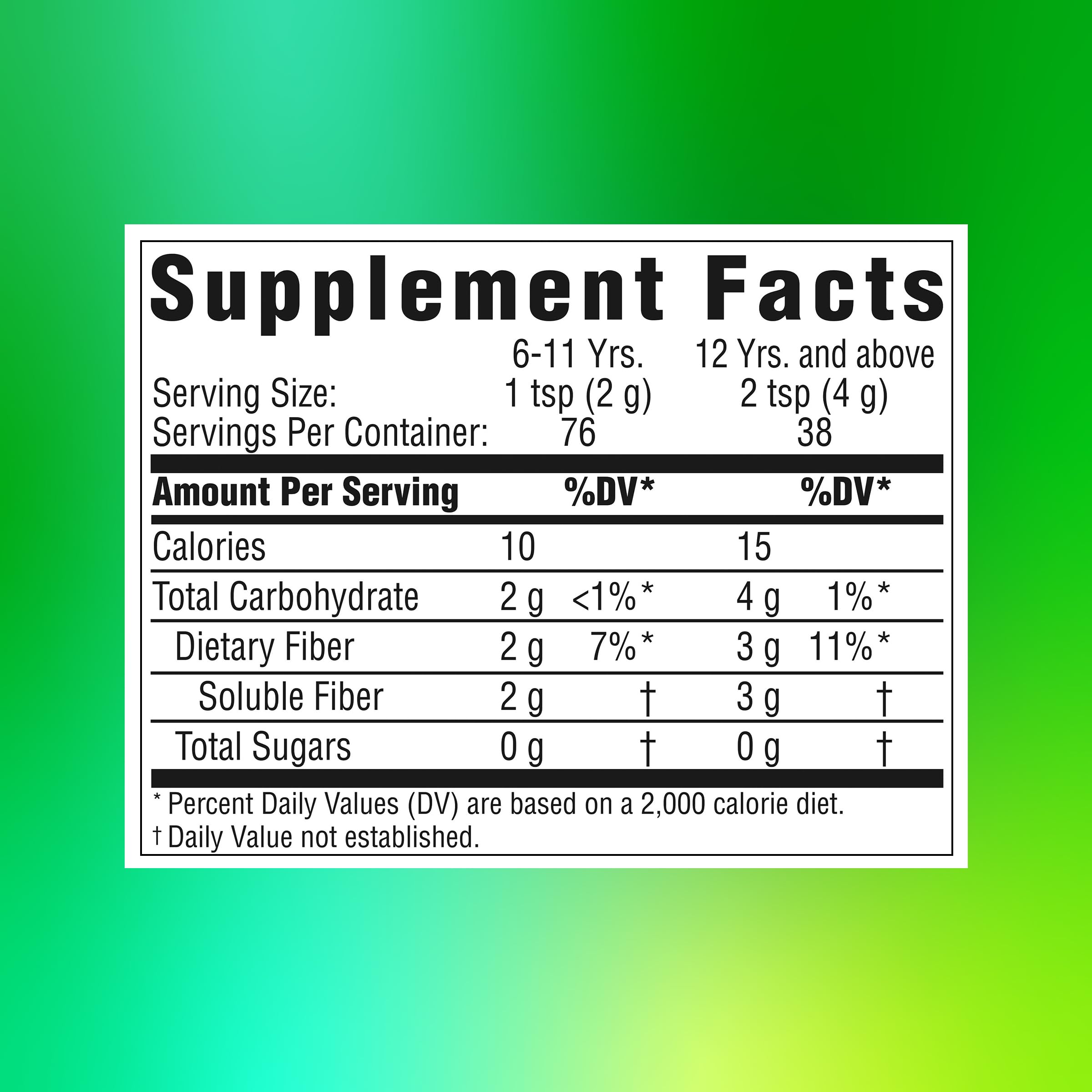 Benefiber Prebiotic Fiber Supplement Powder, Unflavored, 124 Teaspoons | Plant-based Prebiotic Fiber Powder, Sugar-Free, Dissolves Clear and Tasteless, GLP-1 Support for Digestive Health