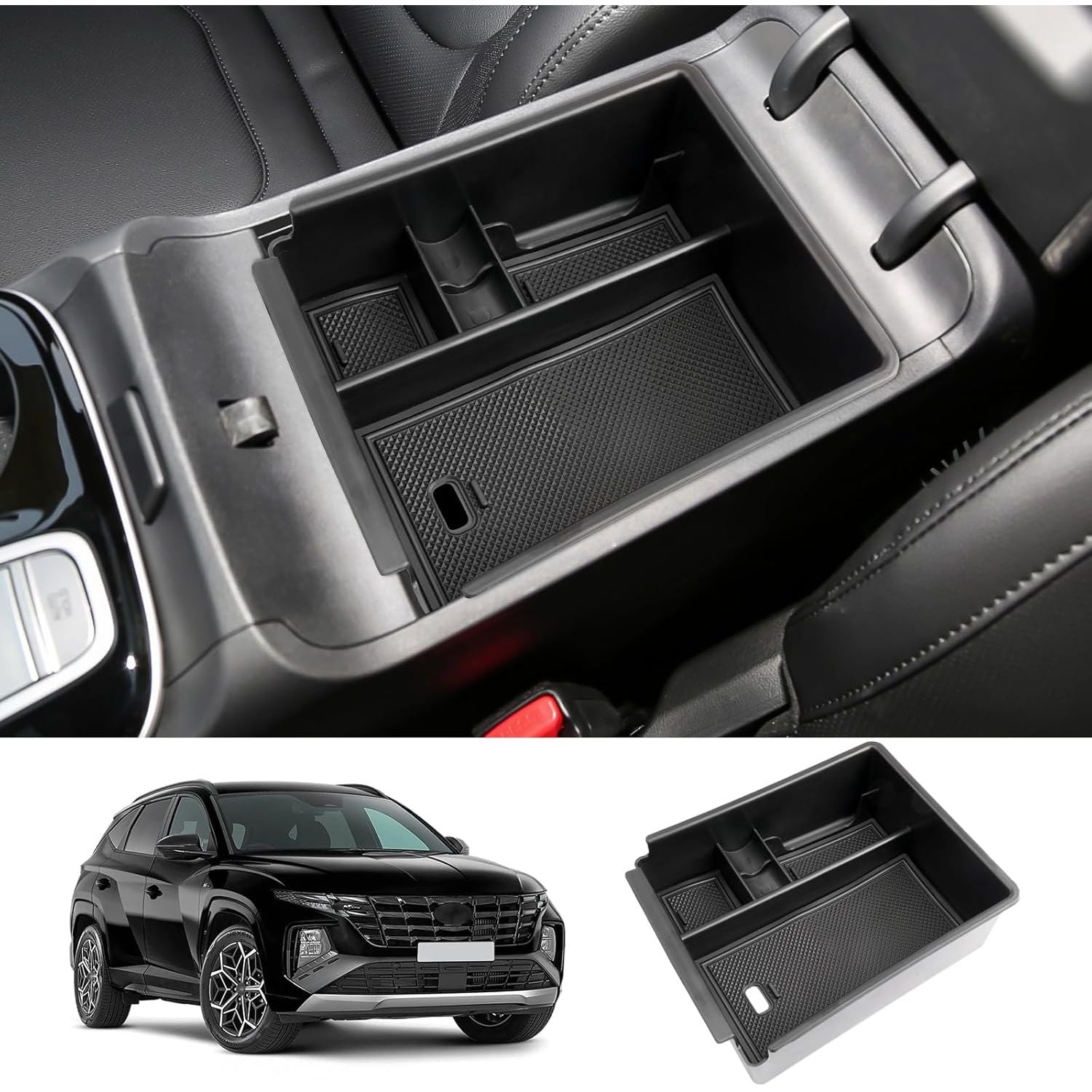 Buy now LUWU 2025 2026 Hynudai Tucson Center Console Organizer 2022-2026 Tucson NX4 Armrest Storage 2026 Tucson Console Organizer Tray Tucson SE/SEL/XRT Armrest Organizer 2025 2026 Tucson Accessories (Blue) for Automatic 2025 Tucson SEL SE XRT Black at indiglob india