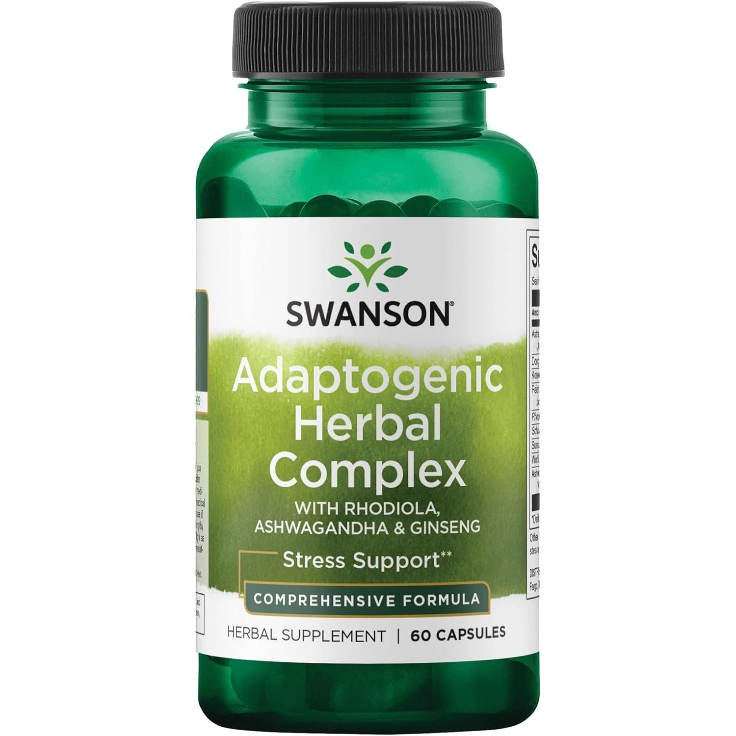 Buy now Swanson Rhodiola Ashwagandha Ginseng Complex Energy Immune Function Nervous System Stress Support Adaptogen Herb Supplement 60 Capsules at indiglob india