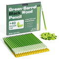 #2HB Wood Pencils, 40Pack Pre-Sharpened with Eraser Break-Resistant
