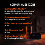 Testosterone Booster for Men - Natural Supplement Premium Tongkat Ali, Fenugreek, Shilajit & Boron - Male Support - Libido, Energy & Muscle Growth Support - 30 Servings + Travel Tin
