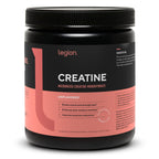 LEGION Micronized Creatine Monohydrate Supplement - Clean Creatine Powder for Muscle Gain & Post Workout Recovery - Micronized Creatine Supplement for Maximum Absorption (60 Servings, Unflavored)