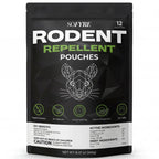 Rodent Repellent Pouches 12-Pack Mouse Repellent for Home RV Garage Car Basement, Mice Indoor & Outdoor Deterrent, Peppermint Cinnamon Cedarwood Rat Repellent, Plant-Based Natural Pest Control