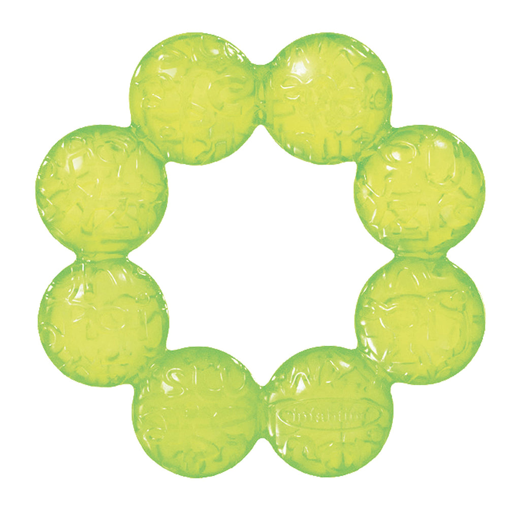 Infantino Water Teethers, Cooling & Massaging Relief, Lime/Pink, 3-Pack