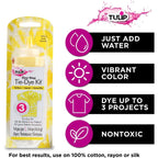 Buy now Tulip One-Step Tie-Dye Kit, Vibrant Colors for Fabric 4 fl oz, Yellow at indiglob india