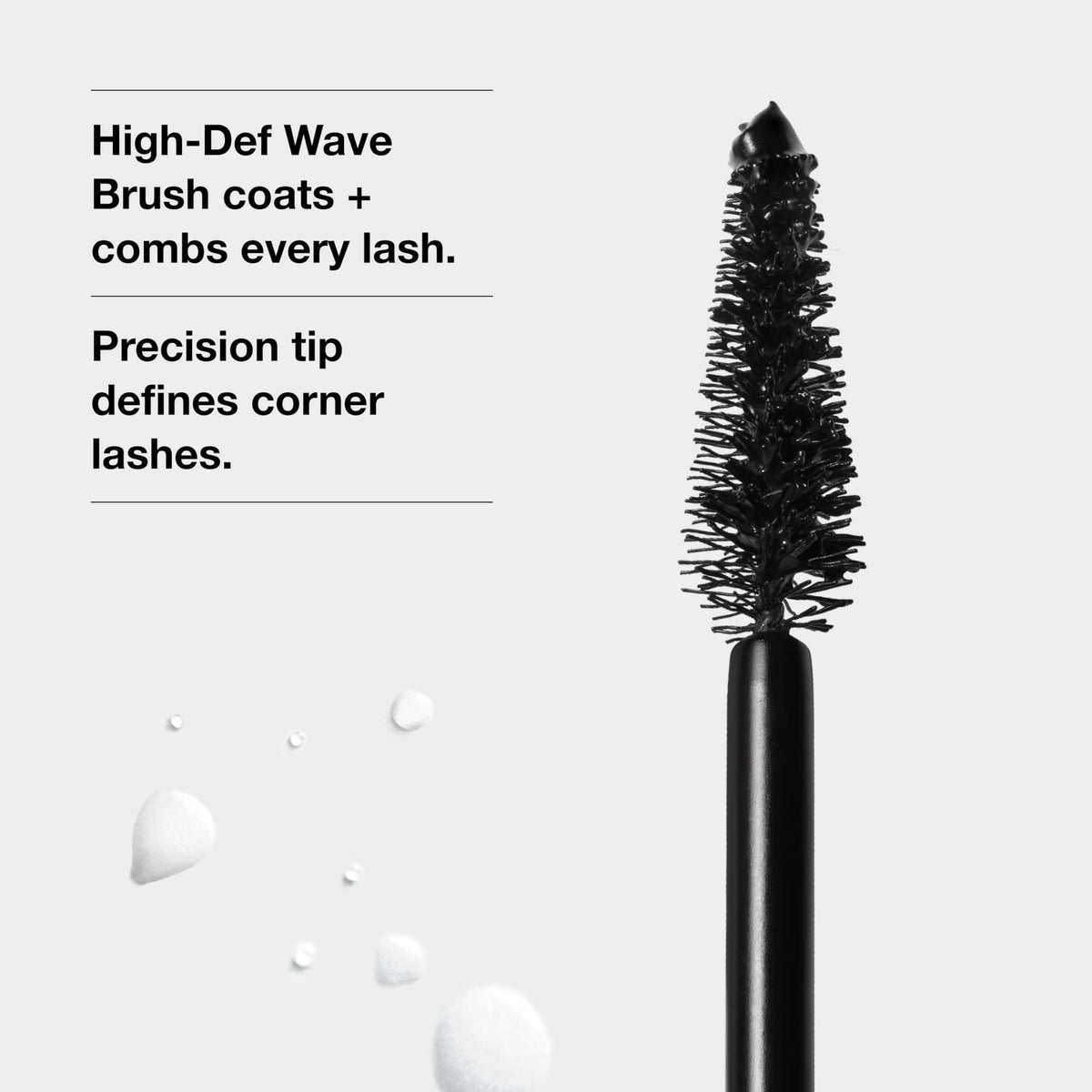 Clinique High Impact High-Fi Full Volume Waterproof Mascara | Volume, Length, Non-Clumping, Smudge-Proof + Safe For Sensitive Eyes, Black