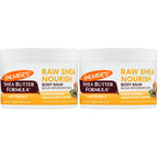 Palmer's Shea Butter Formula Raw African Shea Butter Balm, Nourishing Body Moisturizer for Rough, Dry Skin, 7.25 Ounces (Pack of 6)
