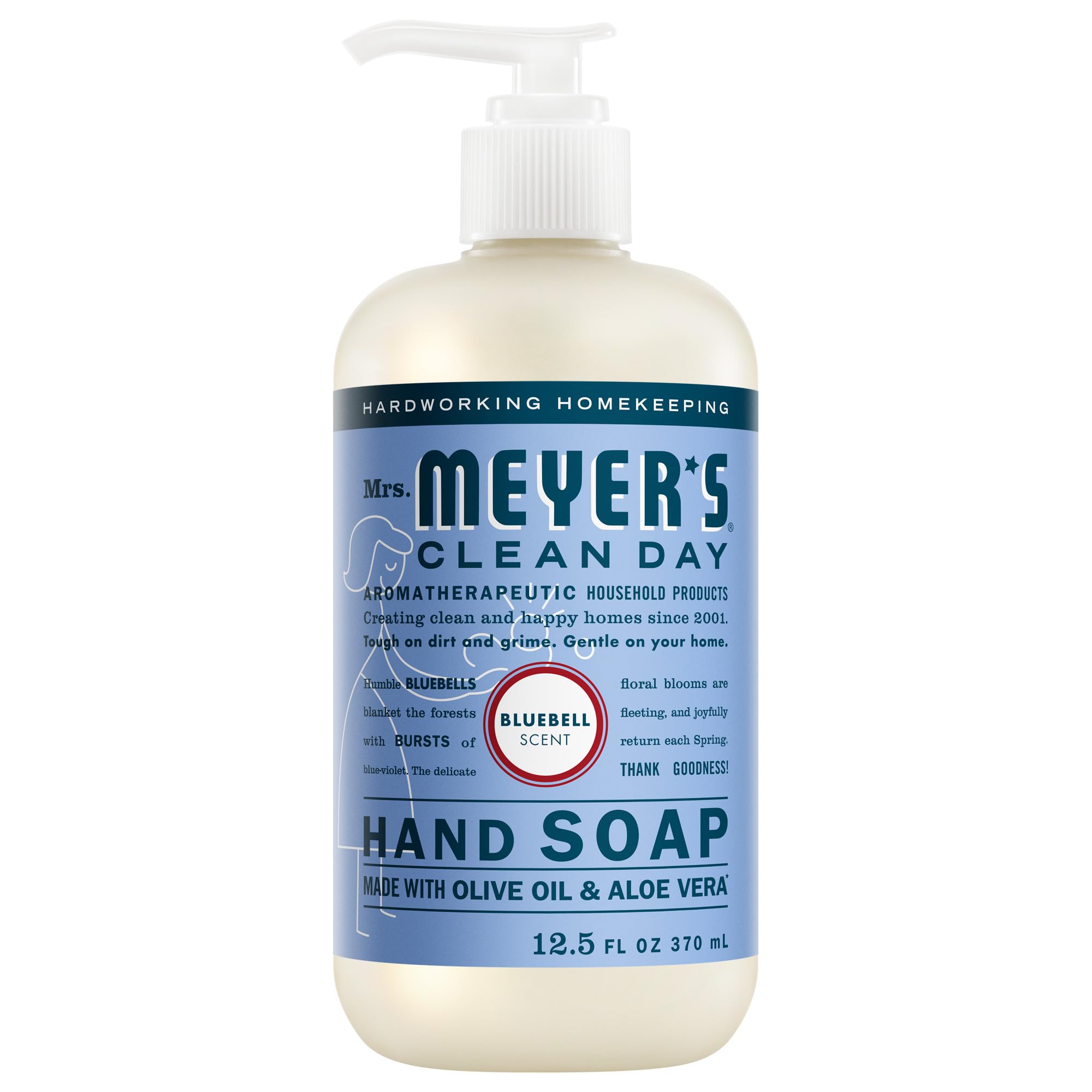 Buy now MRS. MEYER'S CLEAN DAY Hand Soap, Made with Essential Oils, Bluebell, 12.5 fl. oz at indiglob india