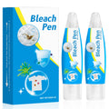 2PCS Bleach Pen，Bleach gel for Clothing, Portable bleach pen，More effective stain removal，Accessories,Instantly Remove New Stains