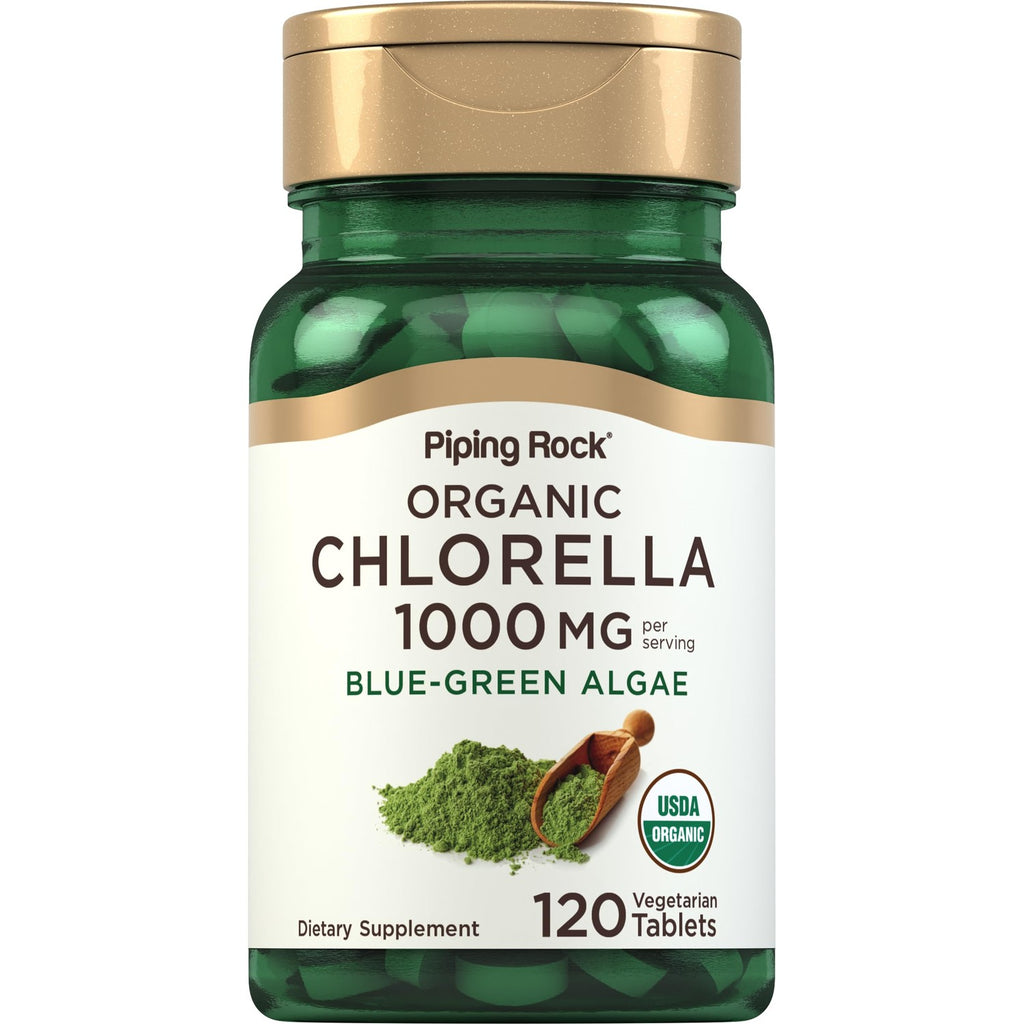 Piping Rock Chlorella | 1000mg | 120 Tablets