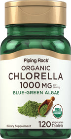 Piping Rock Chlorella | 1000mg | 120 Tablets