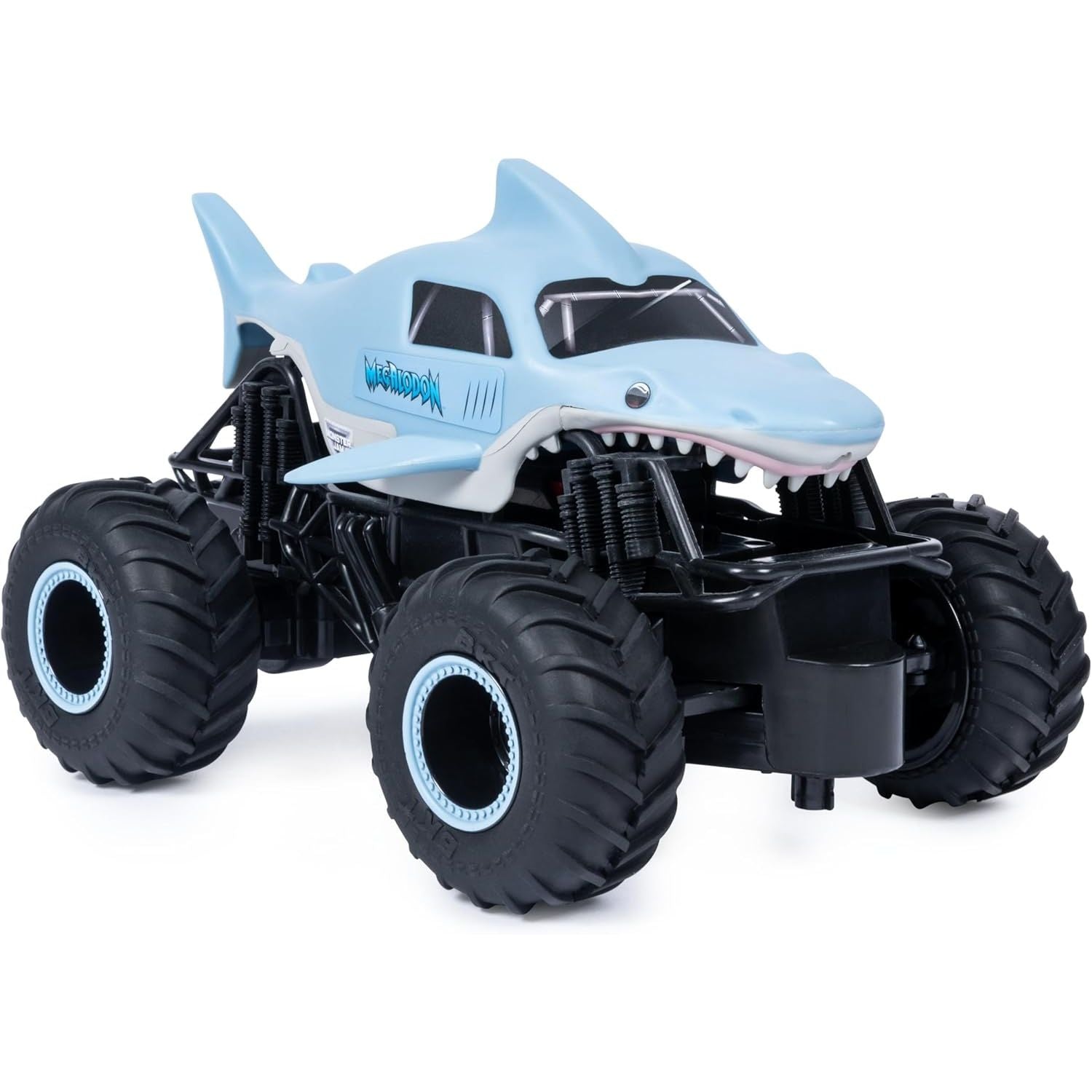 Buy now Monster Jam, Official Megalodon Remote Control Monster Truck for Boys and Girls, 1:24 Scale, 2.4 GHz, Kids Toys for Ages 4 and Up at indiglob india